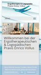 Mobile Screenshot of ergotherapie-vollus.de